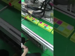 15 macchine per il riempimento di creme o ombre d'occhio a colori con nastro trasportatore d'acqua di 3000x200 mm