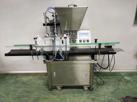 Servo Cosmetic Cream Filling Machine Double Head Gear Pump Filling Machine