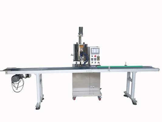 Macchina automatica di riempimento di crema a testa singola con nastro trasportatore d'acqua di 3000x200 mm