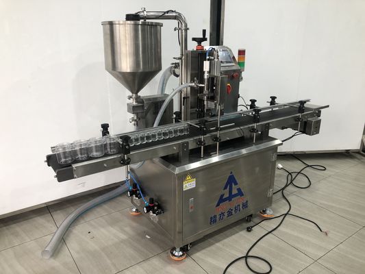 Servo Single Head Gear Pump Liquid Filling Machine completamente automatico