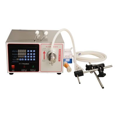 Macchina di riempimento a pompa a ingranaggi semiautomatica 1 ml-500 ml Volume di riempimento