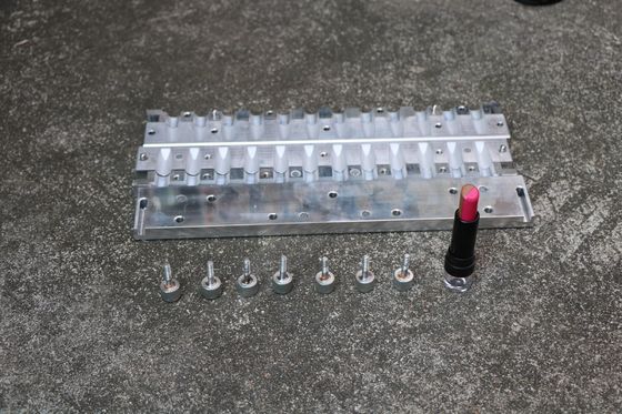 12 buchi di muffa sul balsamo per labbra doppio colore inclinato con logo personalizzato