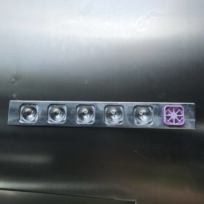 6 fori pentagramma kit di stampo per rossetto riempimento caldo alluminio