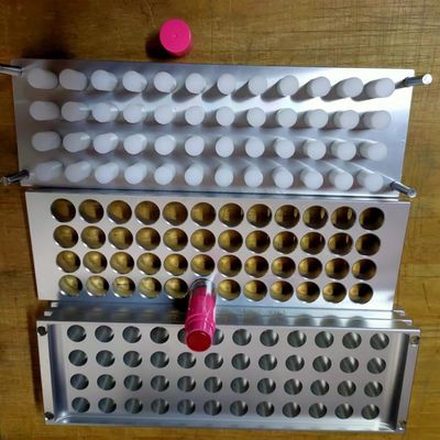 48 fori Modello di rossetto personalizzato Riempimento a caldo 1-2 stampi al minuto