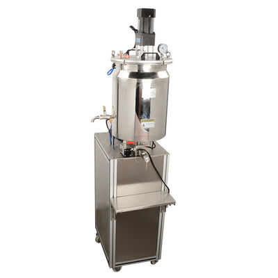 Macchina automatica di riempimento con lucido per labbra Vertical Pressurized Lipstick Filling Machine per riempimento quantitativo