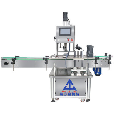 Servo automatico Alta velocità bottiglie di plastica Capping Machine Full-Auto Servo Capping Machine 20-50 Pcs / Min