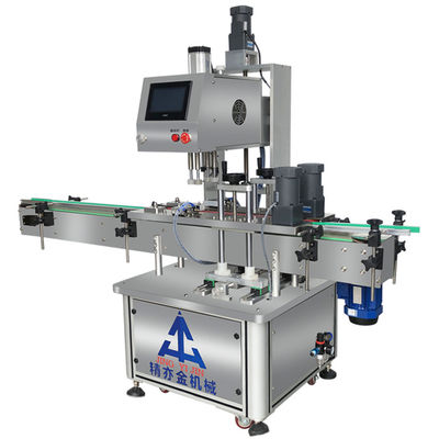 Servo automatico Alta velocità bottiglie di plastica Capping Machine Full-Auto Servo Capping Machine 20-50 Pcs / Min