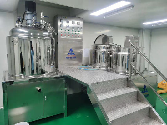 Emulsionatore a vuoto fisso da 300L con controllo di frequenza