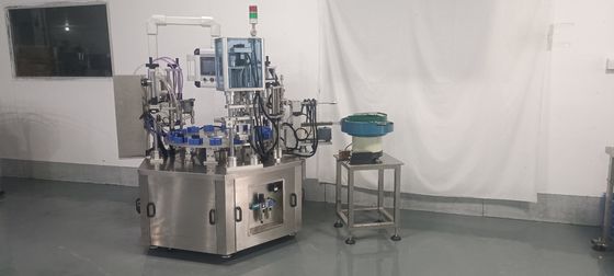 Macchina automatica di riempimento di profumi a giradischi con motore alternativo